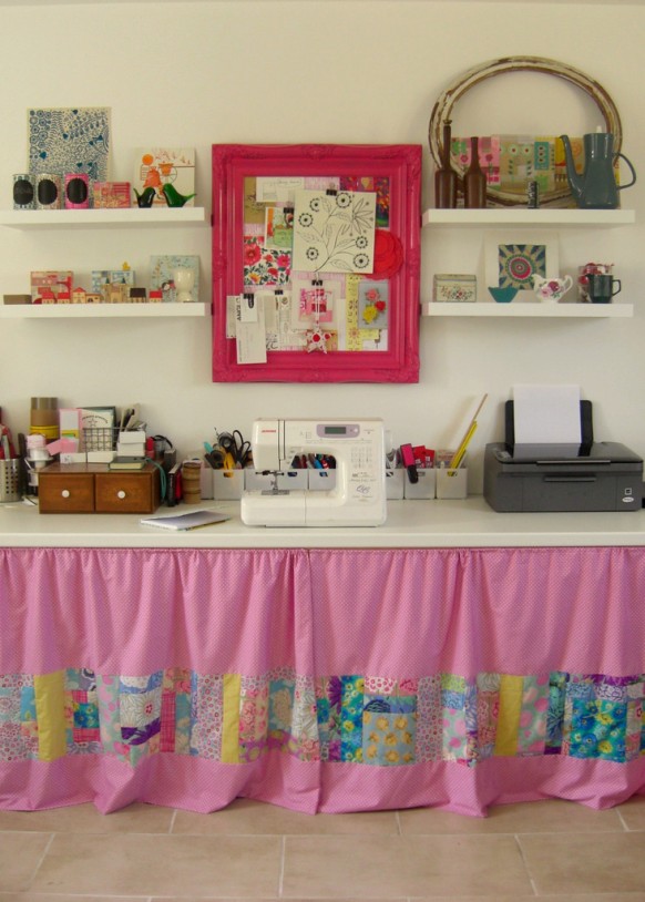 pink workspace 