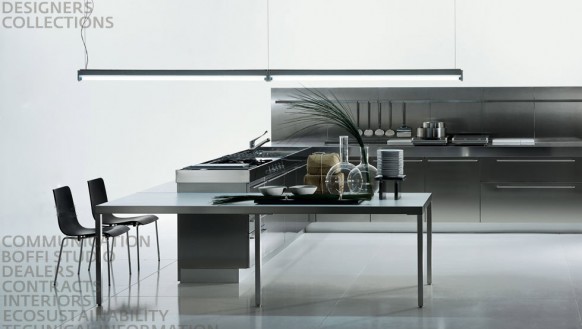 stainless steel kitchen