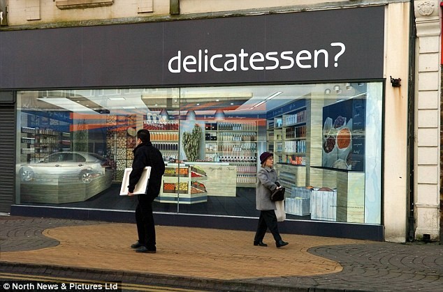 delicatessen window front