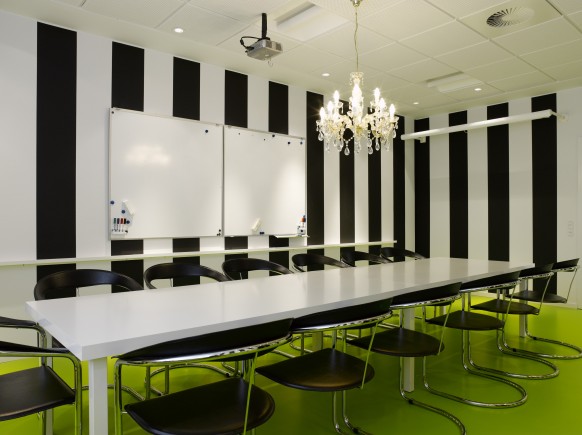 lego black white meeting room