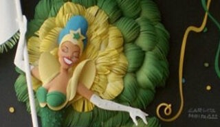 Beautiful Color Paper Sculptures