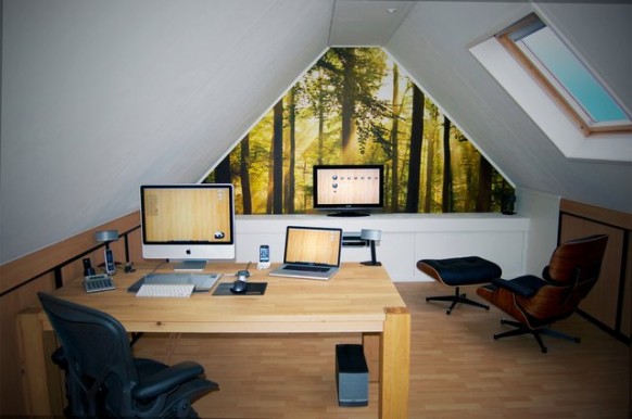 Attic workspace