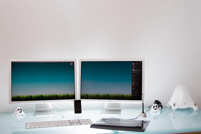 Futuristic desk