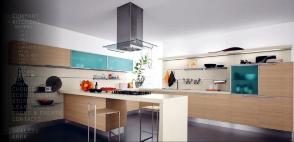 colourful kitchen