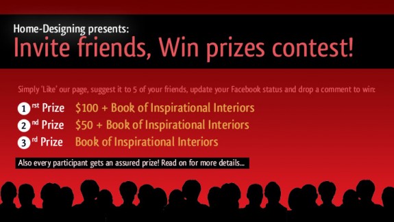 Participate in Home Designing's Facebook contest and win prizes!