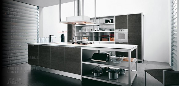 modern island kitchen