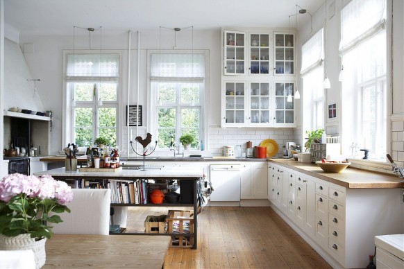 scandinavian style kitchen