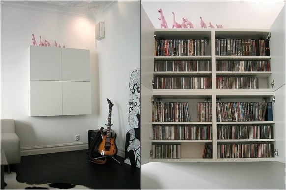 DVD shelving