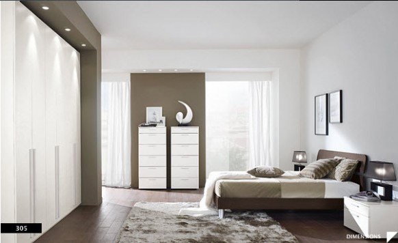 dark gray bedroom