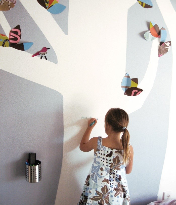 kids bedroom wall