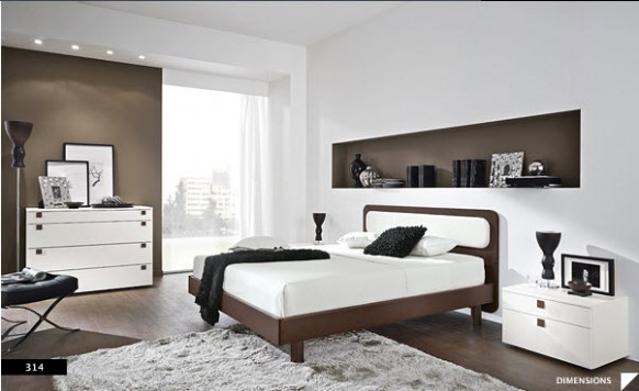 two color bedroom