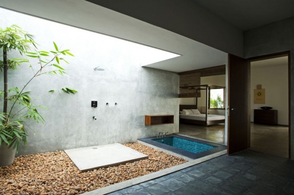 indoor tub open space