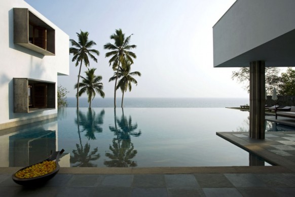 pool overlooking sea