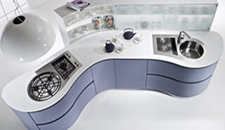 Unique DUNE kitchen range from Pedini