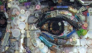 Household junk Recycled into Portrait Masterpieces