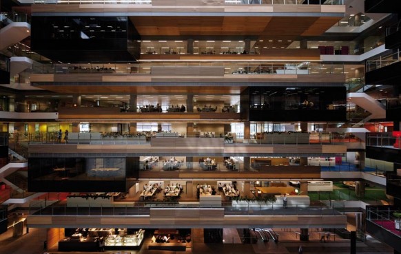 ANZ business centre atrium modern office