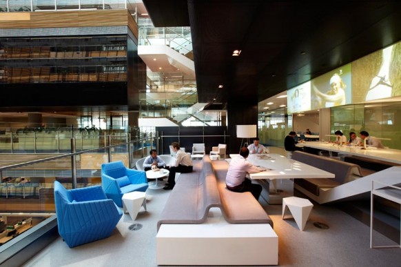 ANZ business centre modern office meeting spaces