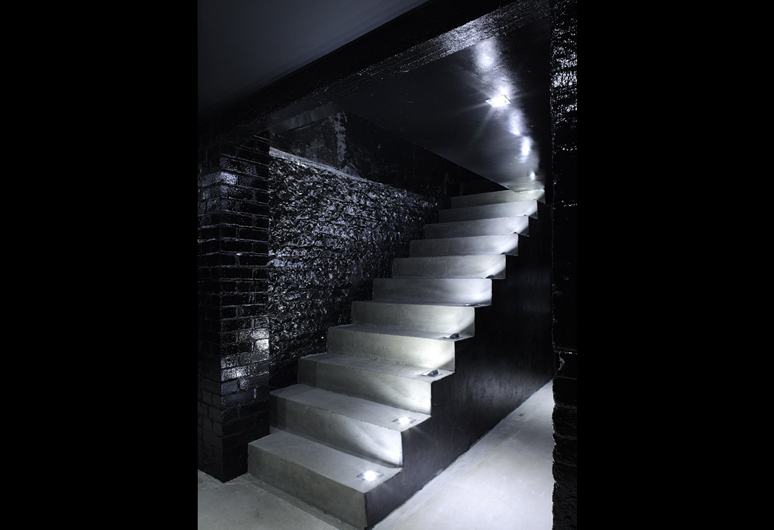 Black staircase