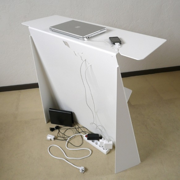 desk hidden wiring