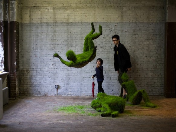 grass sculpture