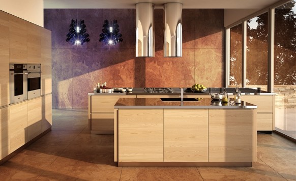 modern kitchen fancy lighting