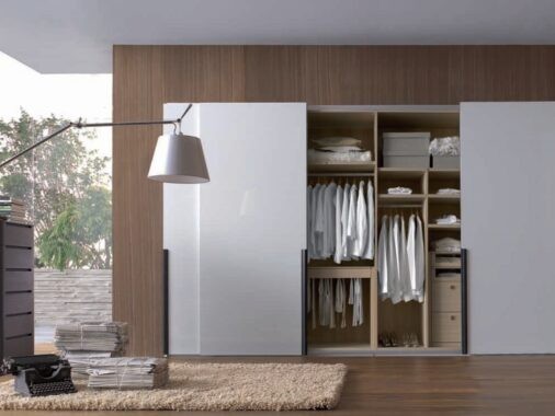 white wardrobe