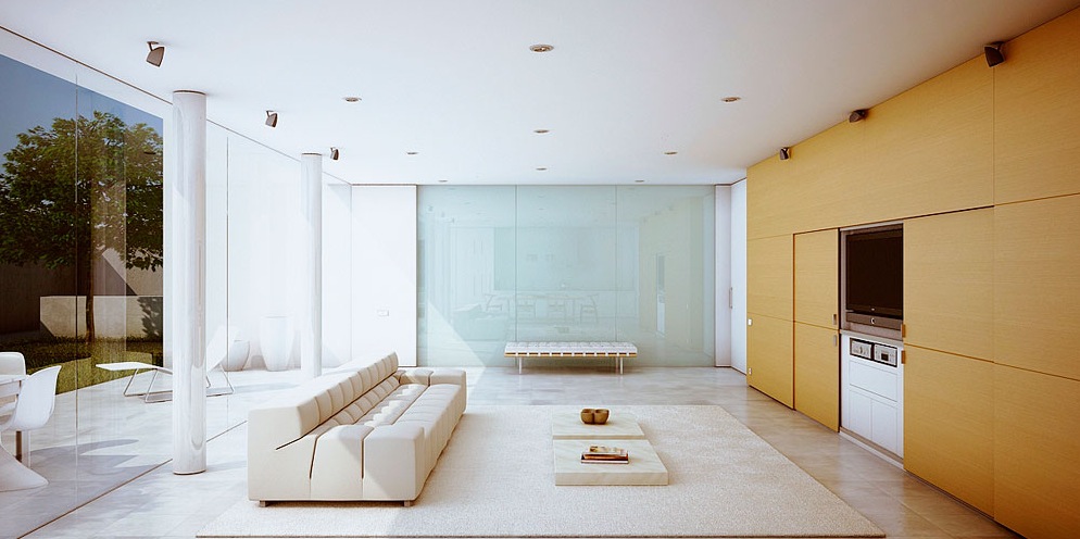 modern style living room