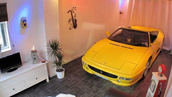 Cars Parked Inside Homes: Pretty or Pretty Weird?