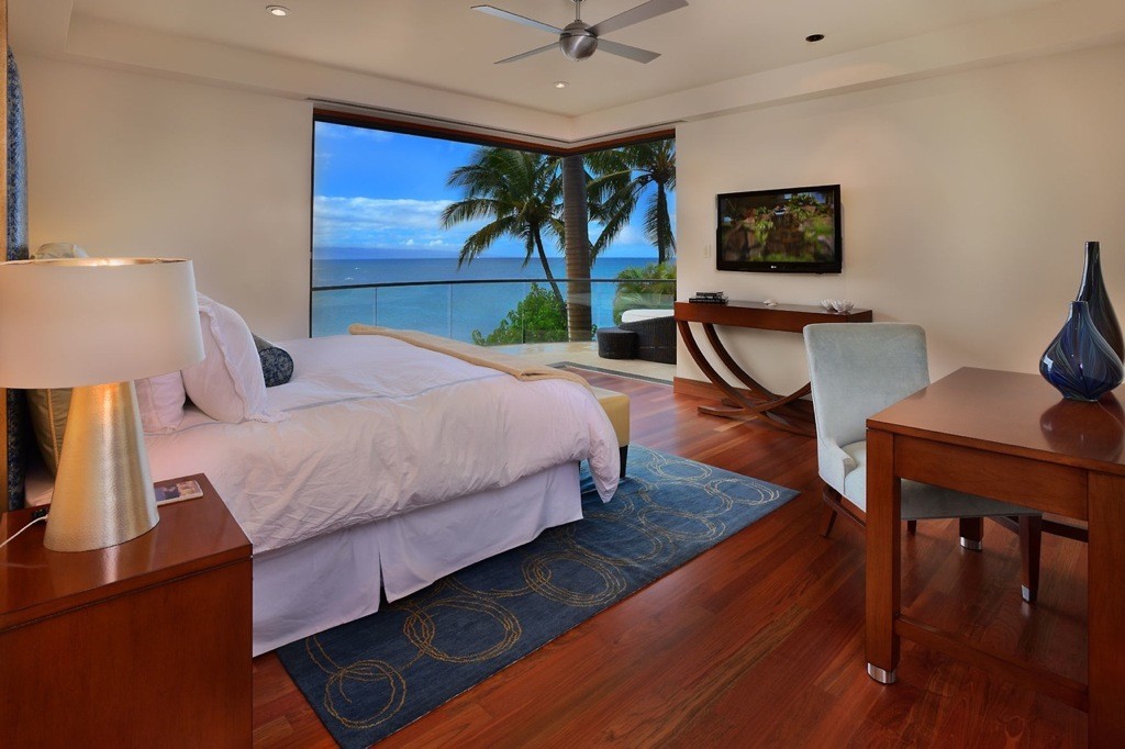 Hawaiian Neutral Bedroom Interior