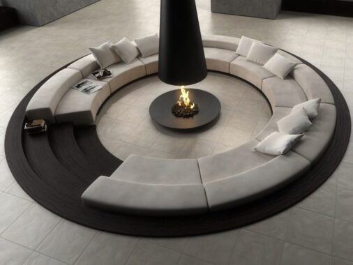 Conversation Pits & Sunken Sitting Areas