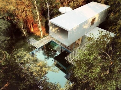 Contemporary Exteriors in Nature [Visualized]