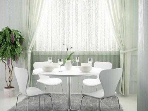 Fresh White Based Dining Spaces