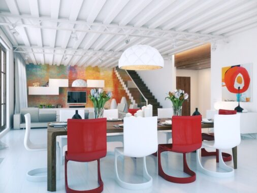 Dashingly Colorful Loft Design