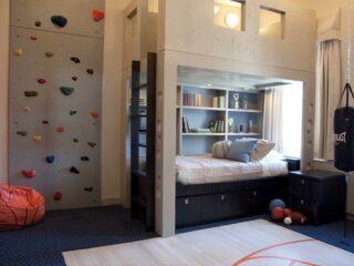 Kids Rooms: Climbing Walls and Contemporary Schemes