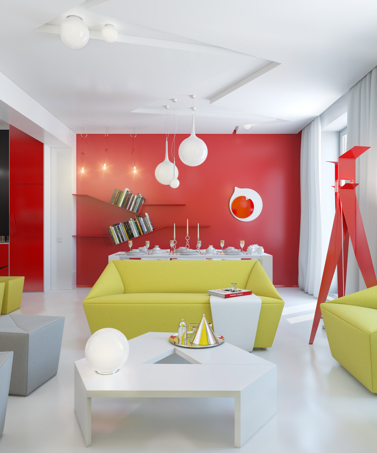 Small Apartment Zinging with Color