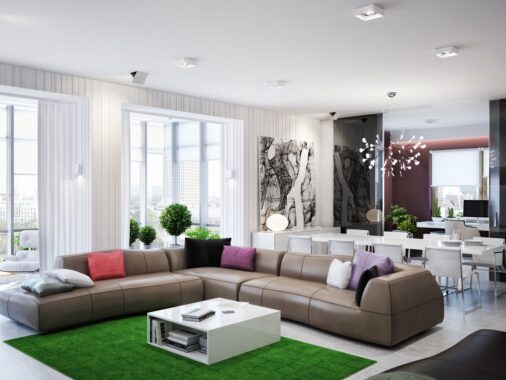 Modern Zoning in Ukrainian Apartment