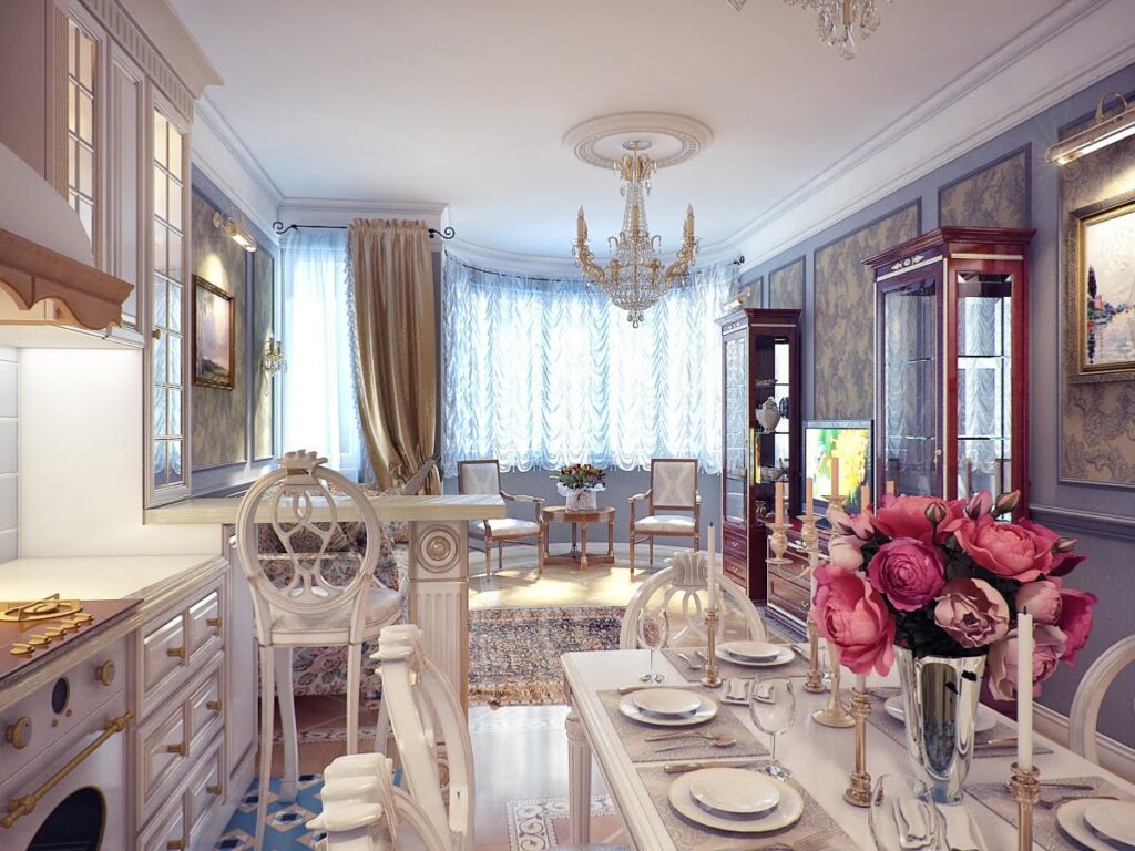 classical kitchen dining room decor | Interior Design Ideas