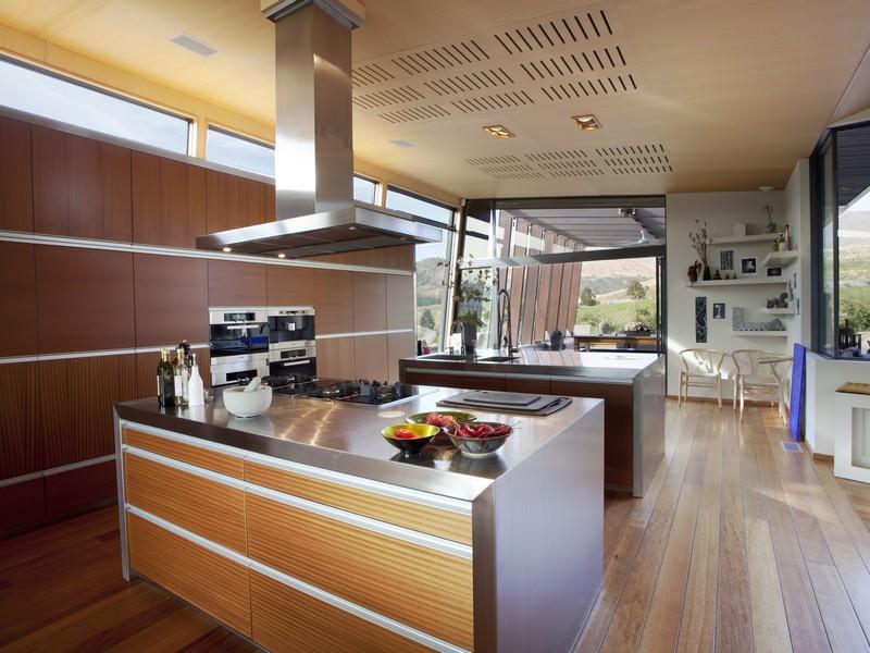 Wooden kitchen island units