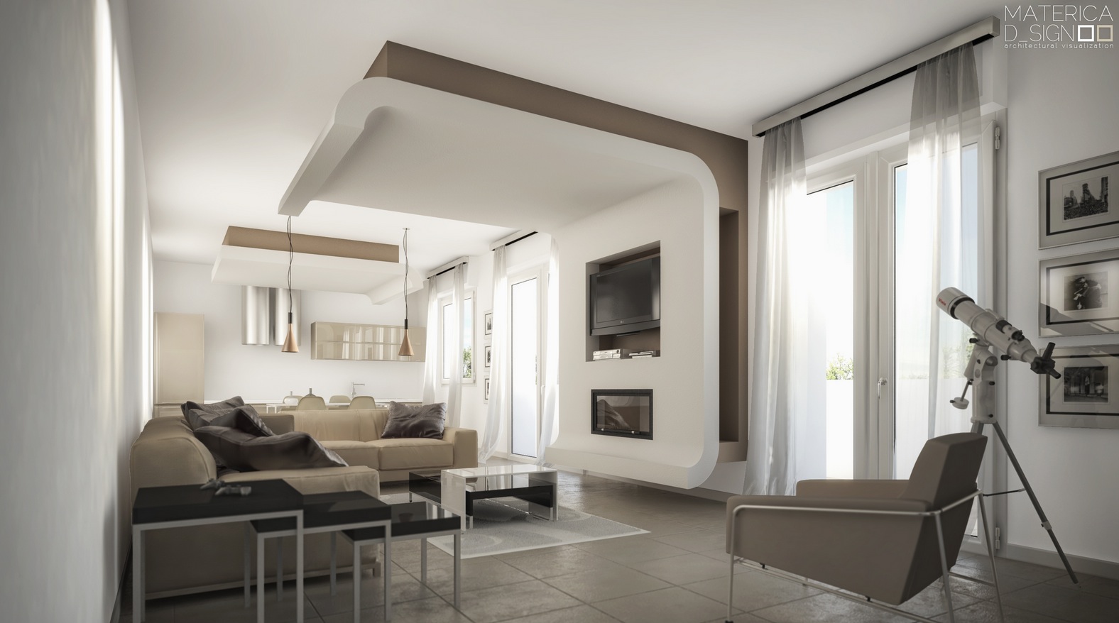 taupe white living room | interior design ideas