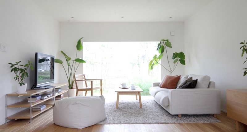 Japanese style minimalist living room online