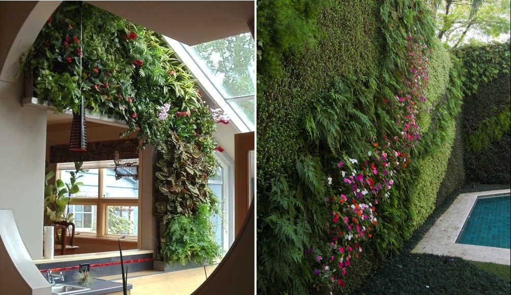 Como hacer un jardin vertical artificial