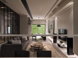 A Multi-Level Contemporary Apartment