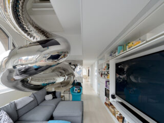 Skyhouse: An New York Penthouse With Climbing Column & Slide!
