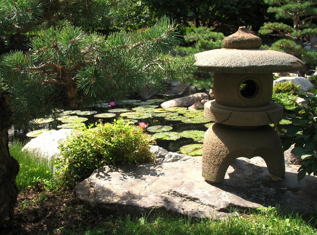 backyard japanese rock garden