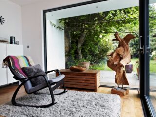 House With Floor To Ceiling Glass And Beautiful Nature Views