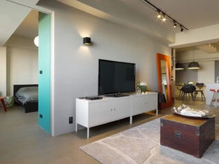 A Modern Taiwanese Apartment with a Funky Twist