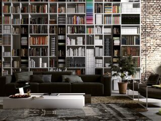 Living Rooms That Sport A Book Collection