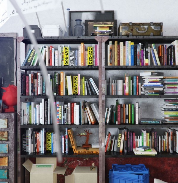 industrial bookshelf