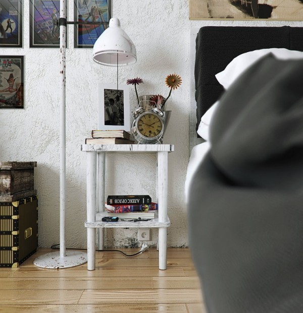 vintage sidetable