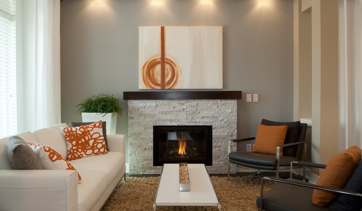 Burnt Orange Living Room Interior Design Ideas